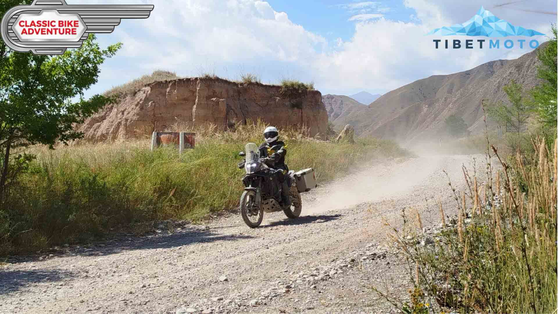 Off-road motorcyclist