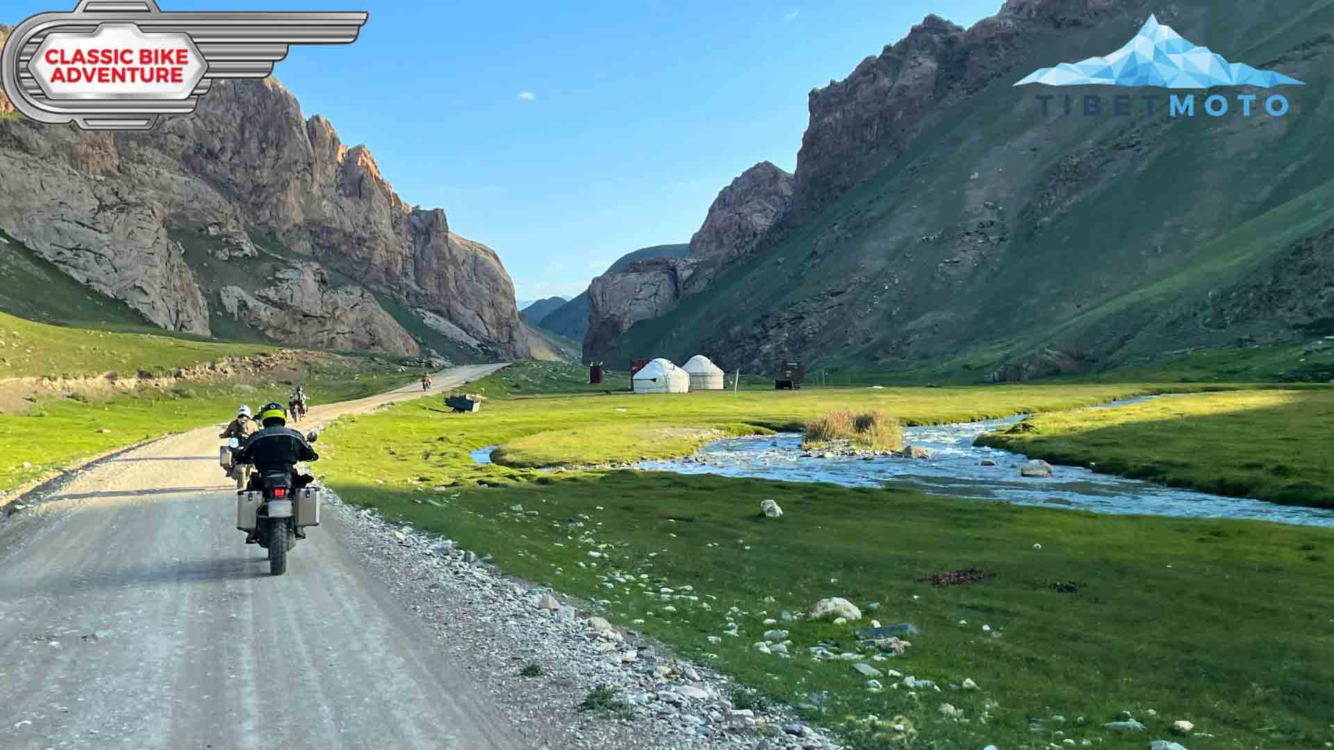 Riding Motorcycle tour