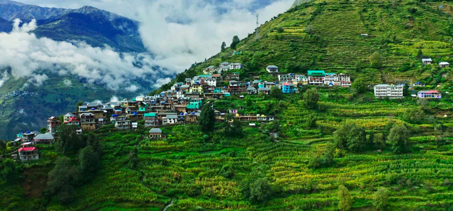 Yangtze river with blue water
