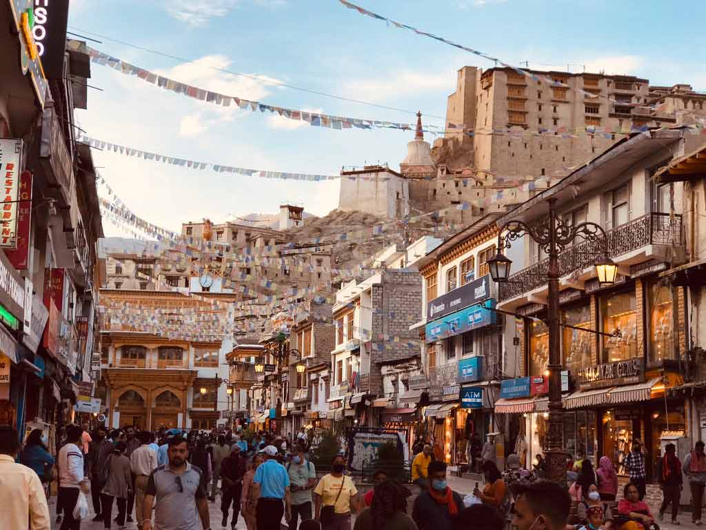 Yangtze river with blue water