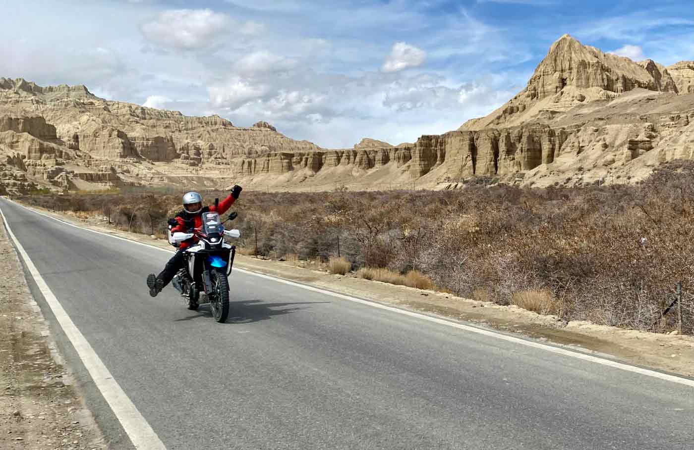 Happy Rider In Tibet