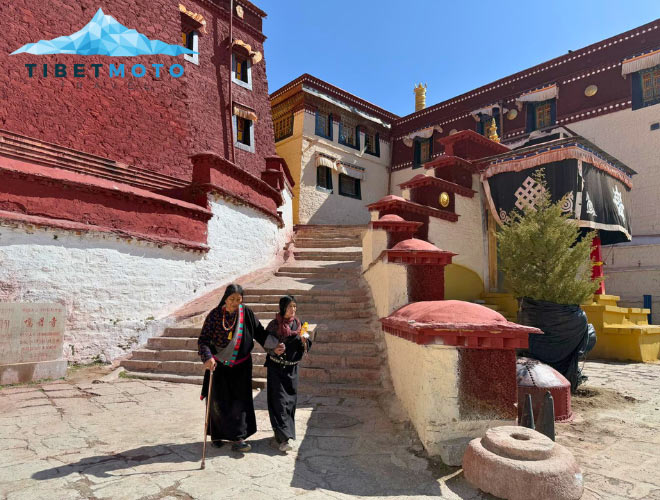 Two local women in Tibet